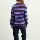 Damson Madder Women's Ali Long Sleeve Stripe T-Shirt in Multi