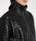 Bottega Veneta Intrecciato leather jacket