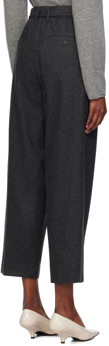 LE17SEPTEMBRE Gray Belted Trousers