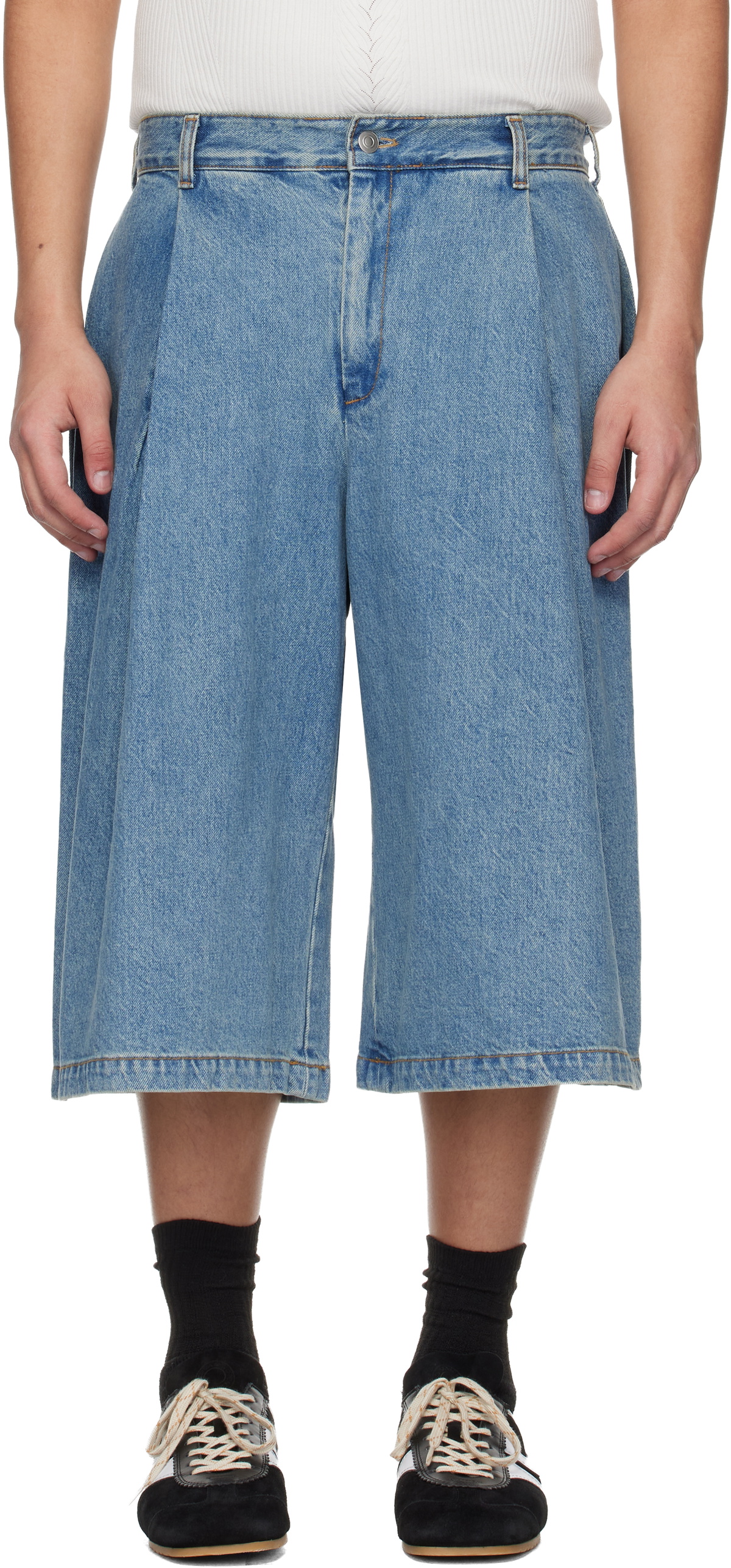 Seventh Navy 440 Bermuda Denim Shorts Seventh
