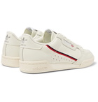 adidas Originals - Continental 80 Grosgrain-Trimmed Leather Sneakers - Off-white