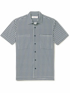 Orlebar Brown - Riggs Printed Cotton and Linen-Blend Shirt - Blue