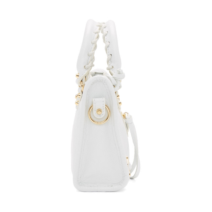 Balenciaga White Nano City Bag Balenciaga