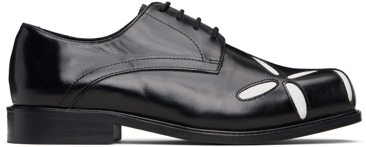 Stefan Cooke SSENSE Exclusive Black & White Slashed Square