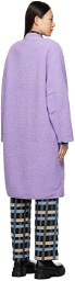 Stine Goya Purple Fleece Beth Coat