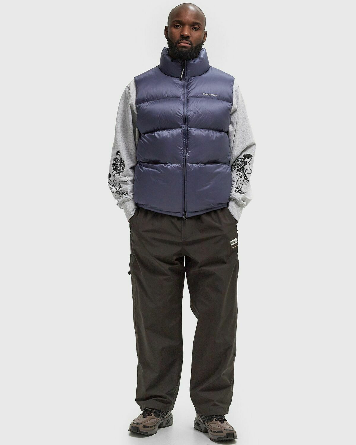 thisisneverthat PERTEX® T Down Vest Thisisneverthat PERTEX T DOWN VEST Purple Men thisisneverthat