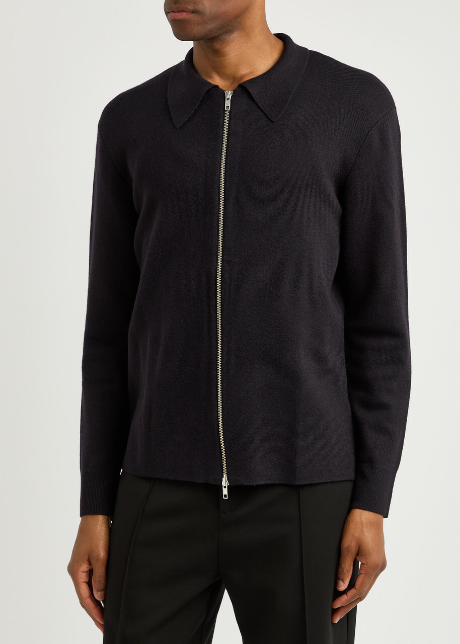 NN07 Harald Knitted Sweatshirt Navy