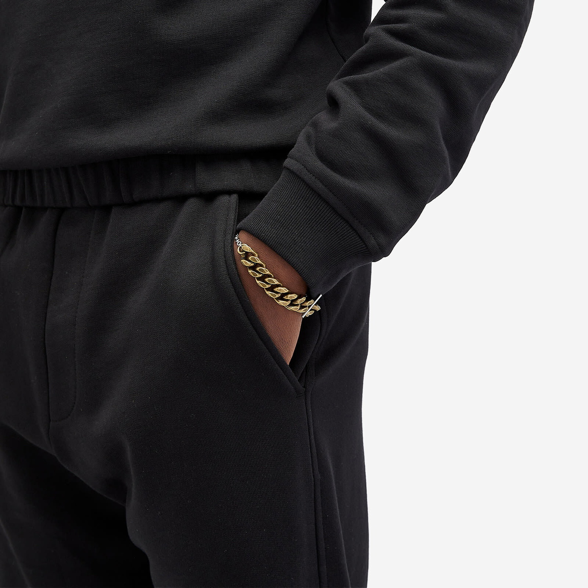Dries Van Noten Men's Curb Bracelet in Silver