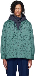 BEAMS PLUS Green Quilted Jacket