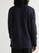 NN07 - Anders Merino Wool Half-Zip Sweater - Black