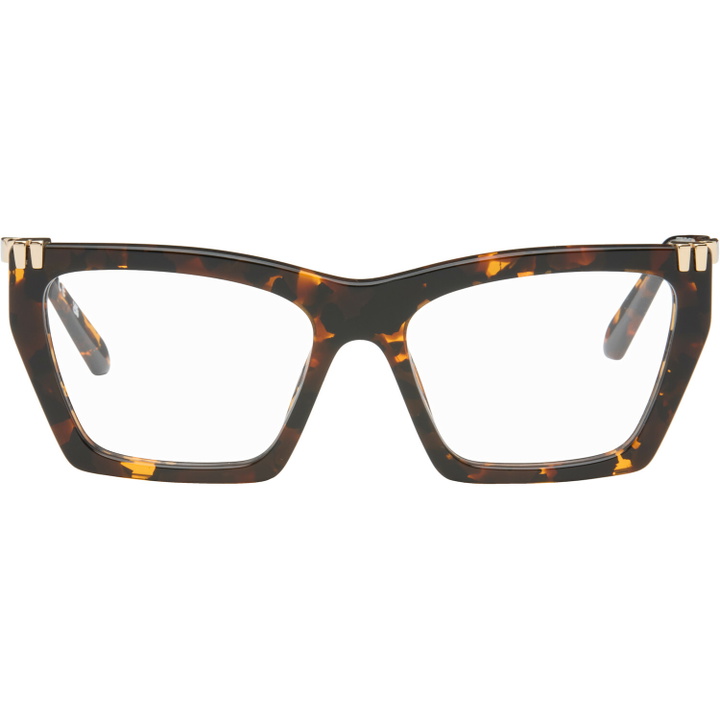 Photo: Off-White Brown & Gold Style 5037 Glasses