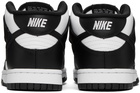 Nike Black & White Dunk Mid Sneakers