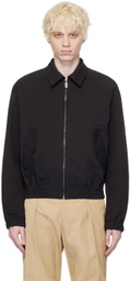 LE17SEPTEMBRE Black Oversized Bomber Jacket