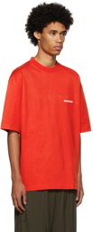 Balenciaga Red Regular Fit T-Shirt
