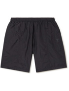 AMI PARIS - Slim-Fit Long-Length Recycled Swim Shorts - Black