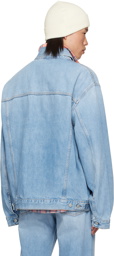 Acne Studios Blue Relaxed-Fit Denim Jacket