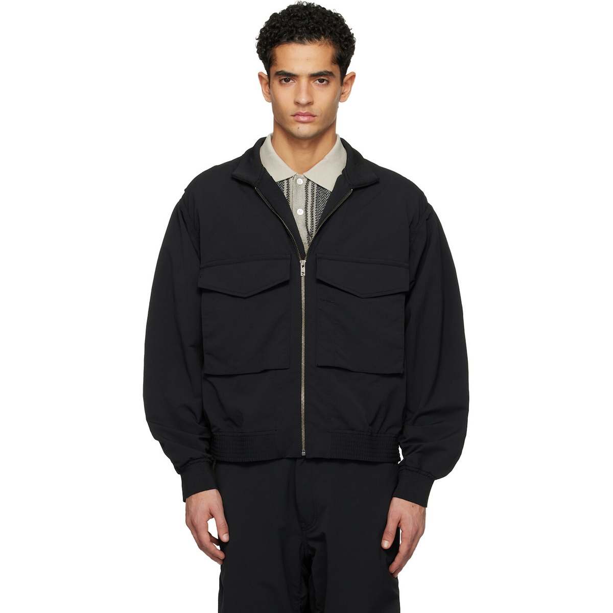 nanamica Black ALPHADRY Field Jacket