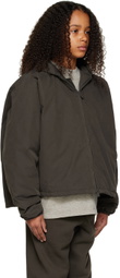 Essentials Kids Gray Full Zip Jacket