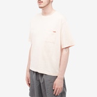 Acne Studios Men's Edie Pocket Pink Label T-Shirt in Powder Pink