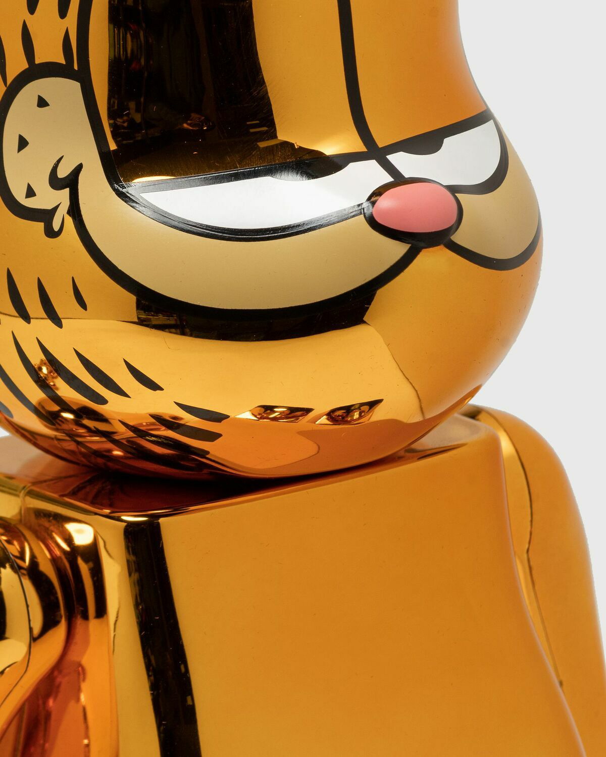 Medicom Bearbrick 1000% Garfield Gold Chrome Gold Toys Medicom