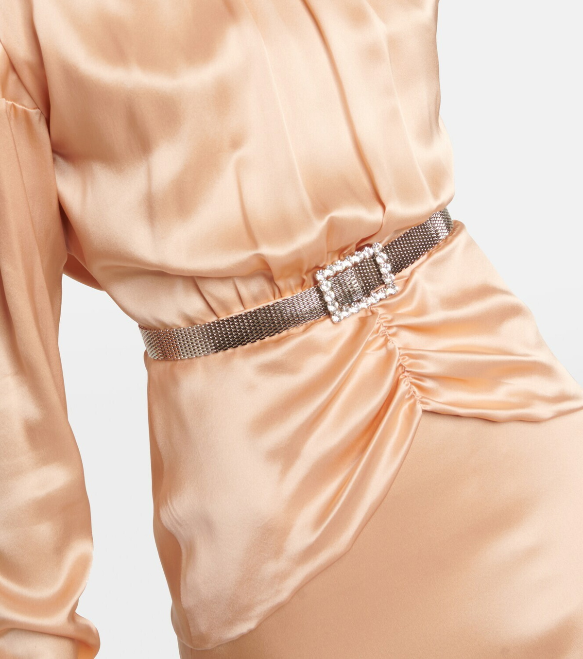 Embellished chain belt in gold - Balmain