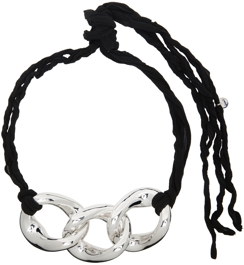 Photo: Jil Sander Beige Curb Chain Necklace