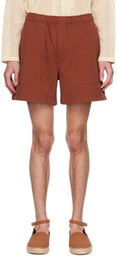 Bode Brown Sweat Shorts