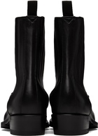 HEREU Black Agulla Chelsea Boots