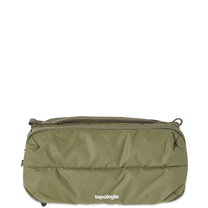 Photo: Topologie Bottle Sacoche Bag in Army Green Puffer