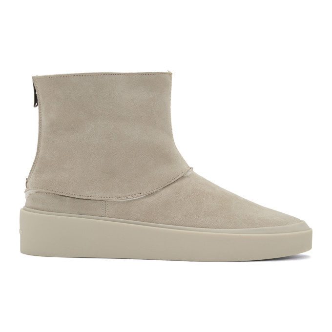 Photo: Fear of God Grey Polar Wolf High Boots