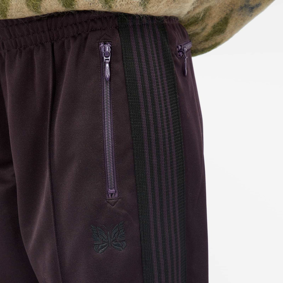 Needles H.D. Track Pant Poly Smooth Dark Purple | Cultizm