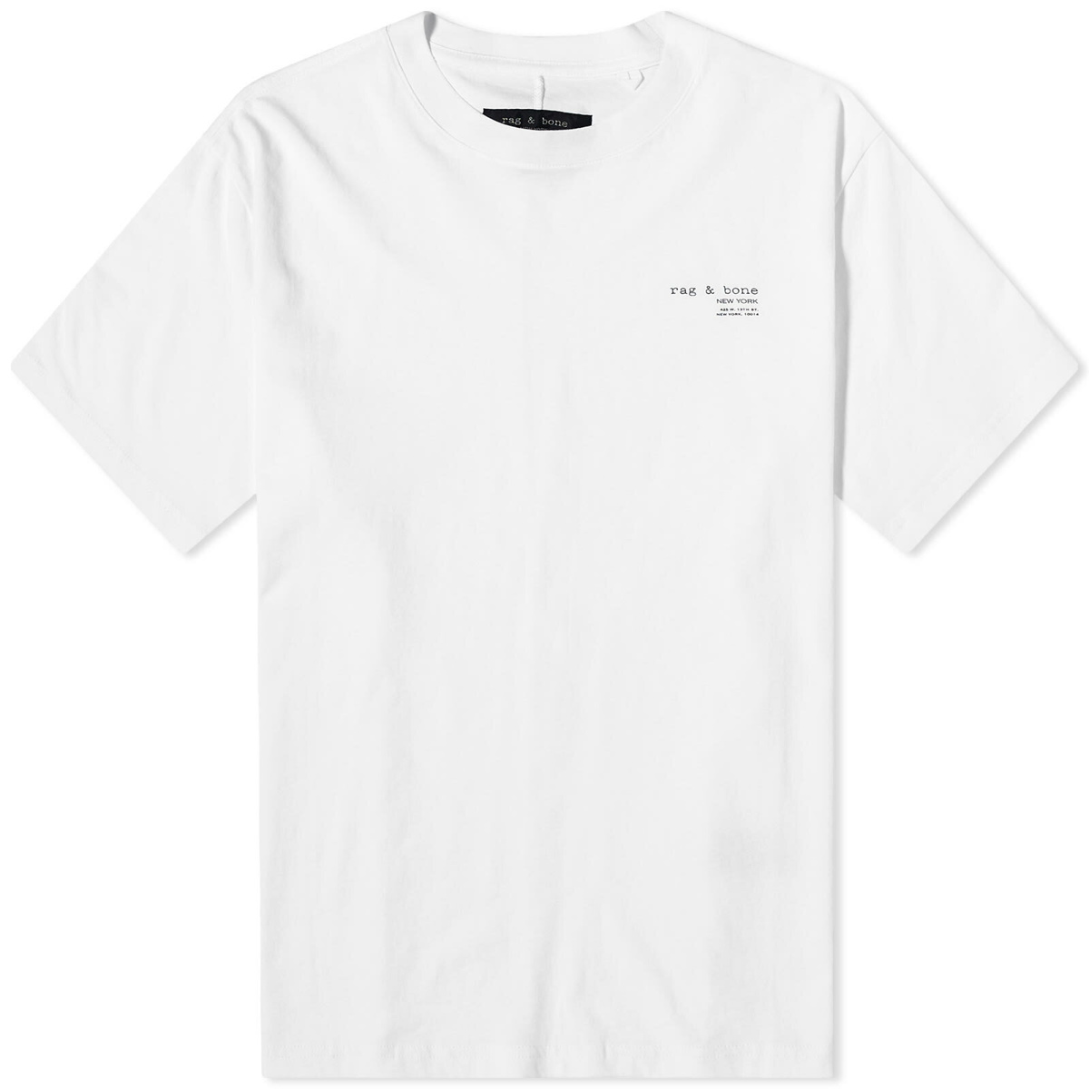 Photo: Rag & Bone Men's Logo T-Shirt in White