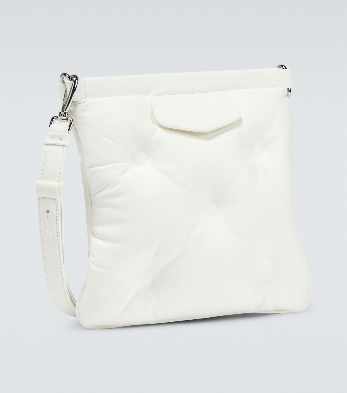 Maison Margiela Glam Slam Sport Flat Pocket Bag in Greige