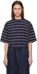 KAPTAIN SUNSHINE Navy Striped T-Shirt