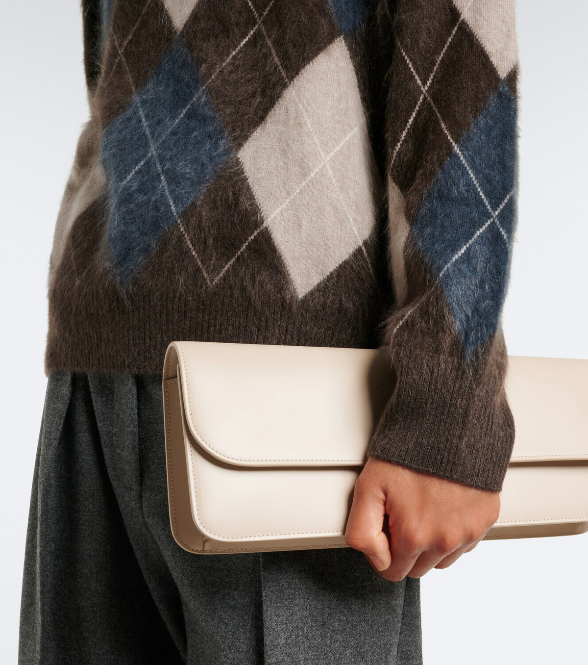 Lisa Yang Margy argyle cashmere sweater