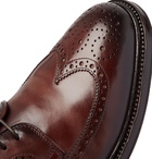 Officine Creative - Hopkins Burnished-Leather Brogues - Burgundy