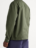 FRAME - Cotton-Twill Chore Jacket - Green