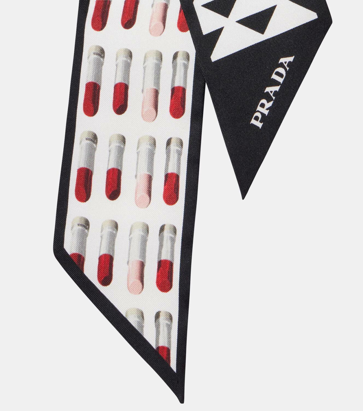 Prada Printed silk twill scarf