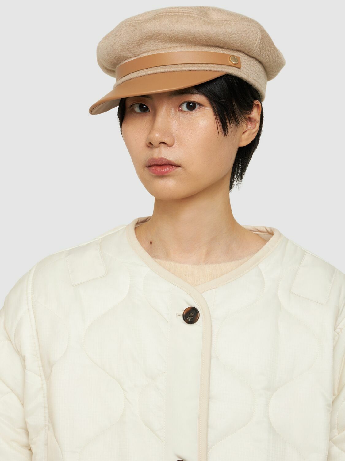 MAX MARA - Canossa Cashmere Cap Max Mara