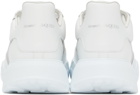 Alexander McQueen White & Silver New Court Sneakers