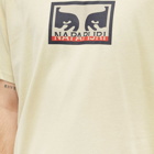Napapijri Men's x Obey Logo T-Shirt in Beige Foam