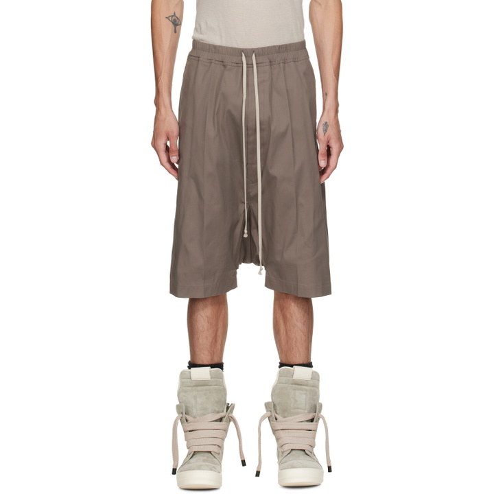 Photo: Rick Owens Gray Tower Rick S Pods Shorts