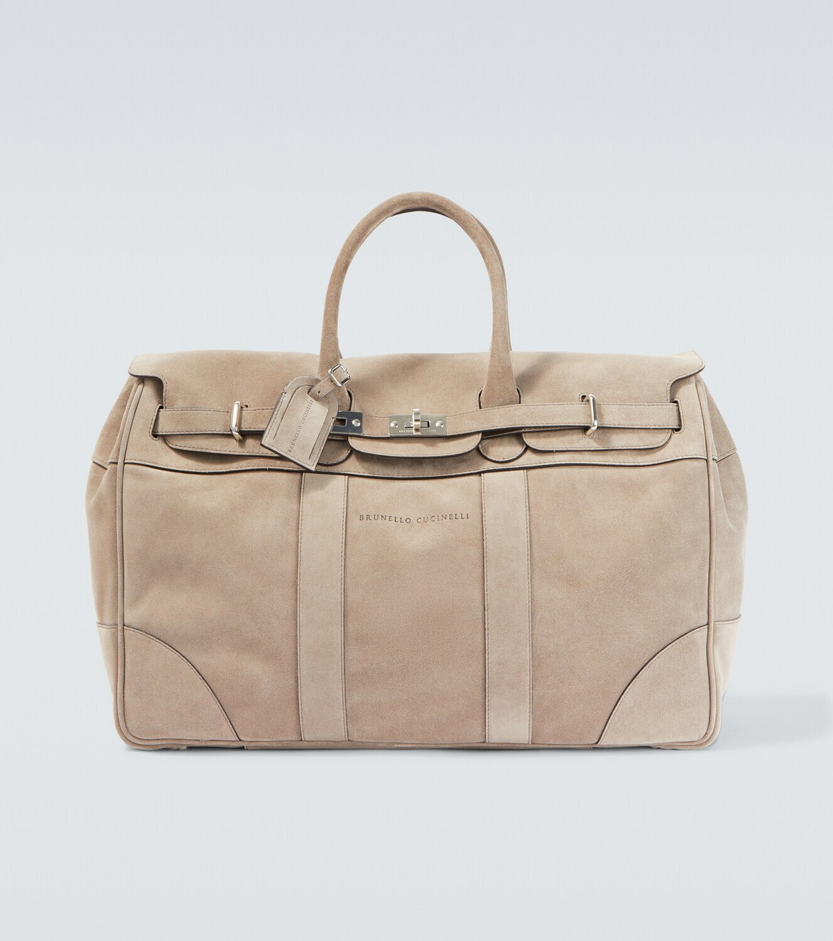 Brunello Cucinelli Suede duffel bag
