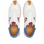 Loewe Men's Flow Runner Sneakers in Raw Denim/Raspberry