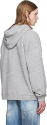 Dsquared2 Gray Dsquared2 Signature Relax Fit Zipped Hoodie