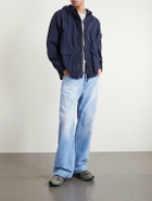 Stone Island - Hooded Brushed Recycled-Nylon Parka - Blue