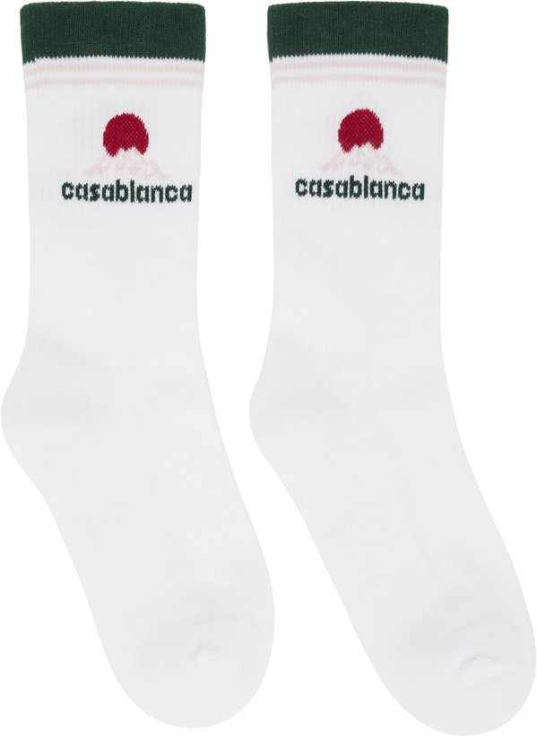 Photo: Casablanca White Montagne Socks