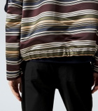 Sacai Striped blouson jacket