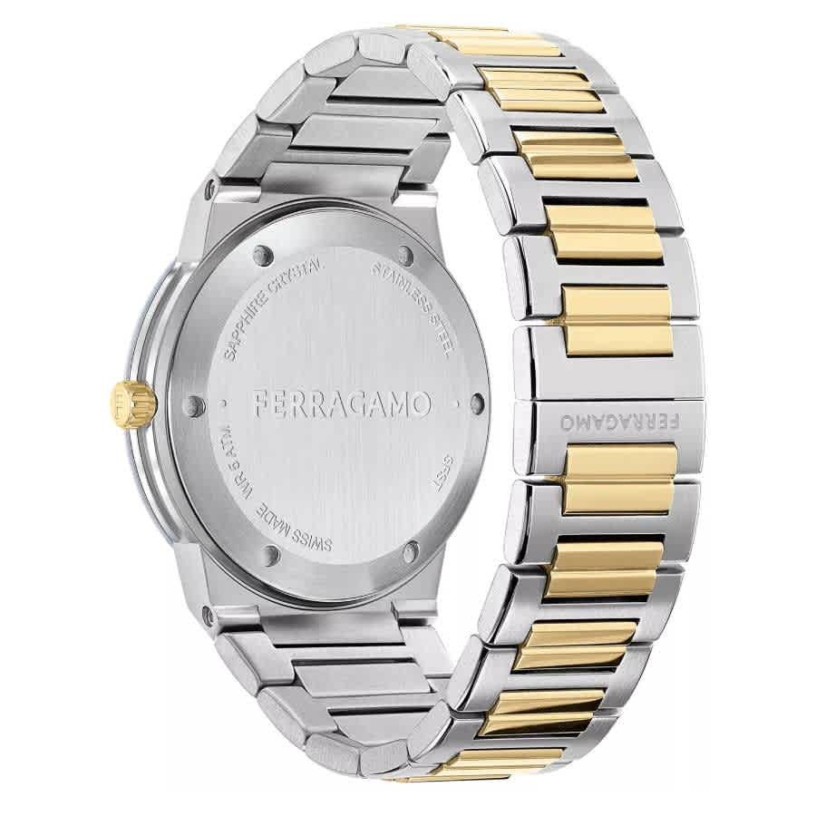 Ferragamo Infinity Sapphire Quartz Silver Dial Mens Watch SFST00424