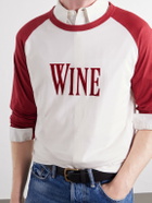 Acne Studios - Logo-Appliquéd Cotton-Jersey T-Shirt - Burgundy